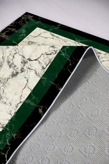 Conceptum Alfombra 80 x 120 cm Negro y Verde Conceptum Alfombra 80 x 120 cm Negro y Verde